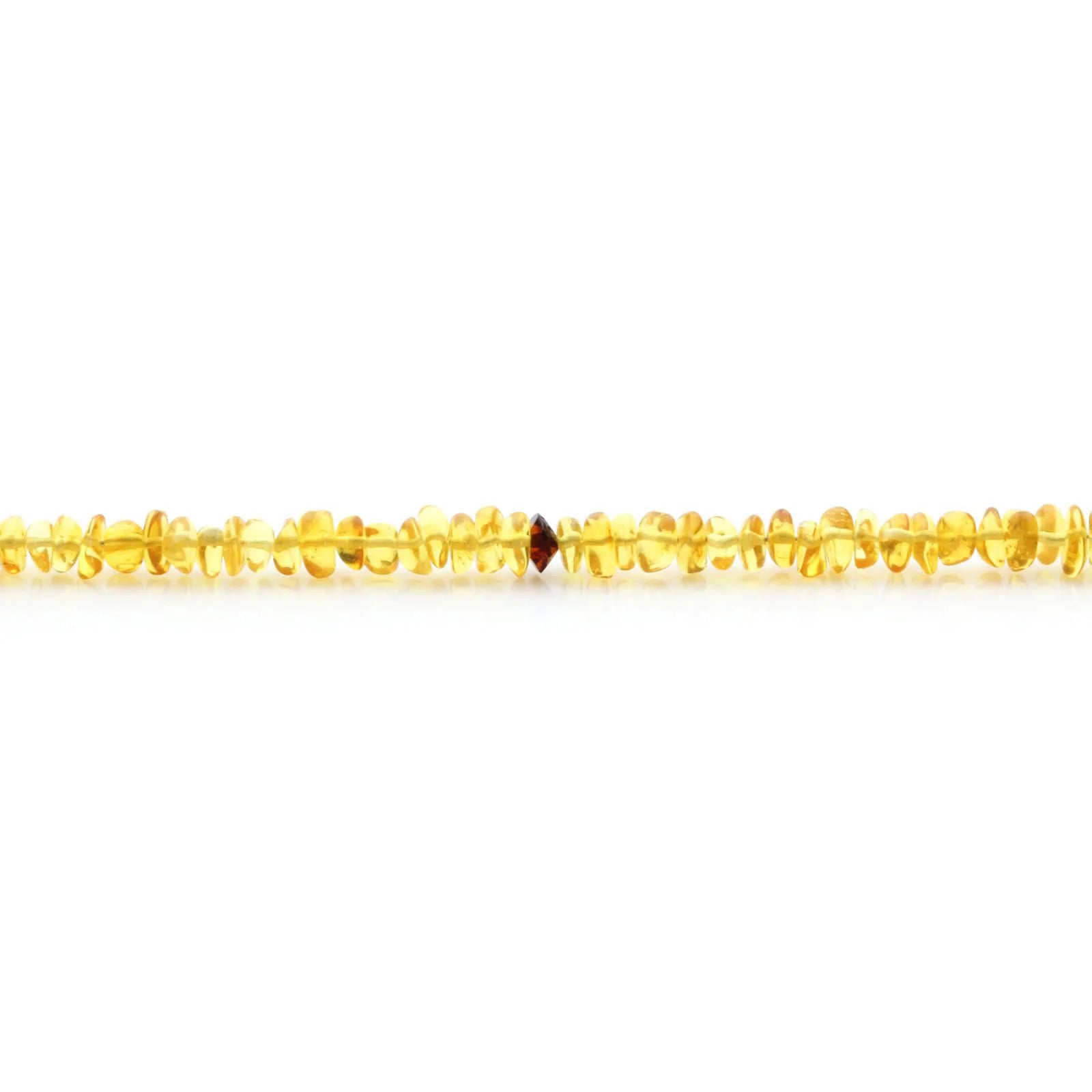 Adult Baltic Amber Necklace & 925 Sterling Silver Clasp 45cm. LE37