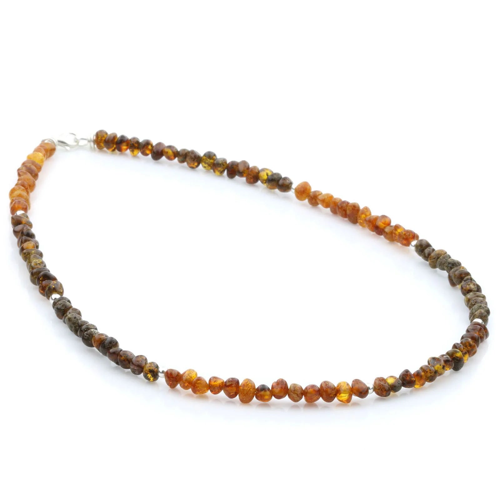ADULT BALTIC AMBER 925 STERLING SILVER NECKLACE. SPT32