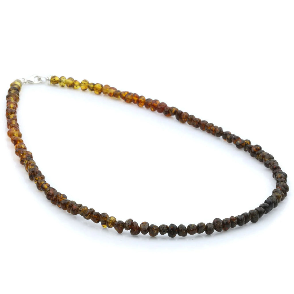 ADULT BALTIC AMBER 925 STERLING SILVER NECKLACE. SPT33