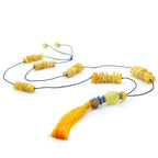 NATURAL BALTIC AMBER TASSEL NECKLACE. TASSEL03