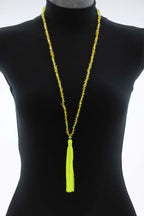NATURAL BALTIC AMBER TASSEL NECKLACE. TSS11