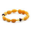 Butterscotch Baltic amber baby bracelet, 15cm