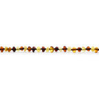 BALTIC AMBER BRACELET FOR KIDS. BAROQUE. XB44M2