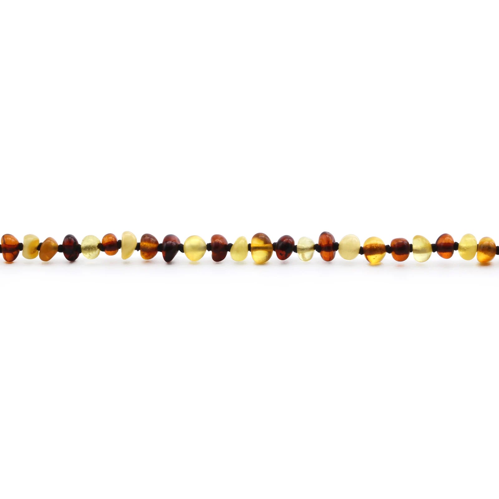 BALTIC AMBER BRACELET FOR KIDS. BAROQUE. XB44M2