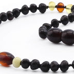BALTIC AMBER TEETHING NECKLACE. LIMITED EDITION. LE390