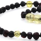 BALTIC AMBER TEETHING NECKLACE. LIMITED EDITION. BE189