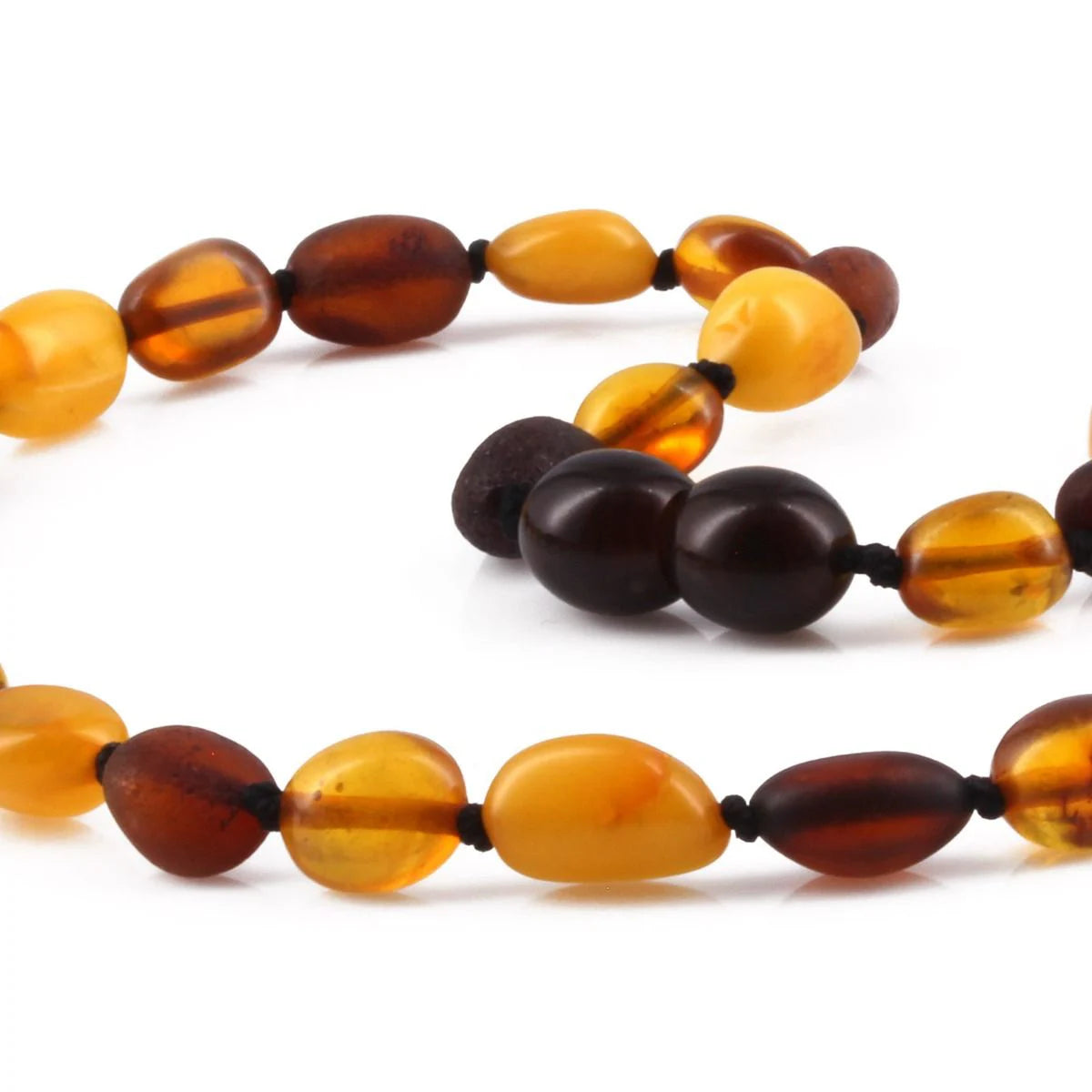 BALTIC AMBER TEETHING NECKLACE. LIMITED EDITION. LEO2