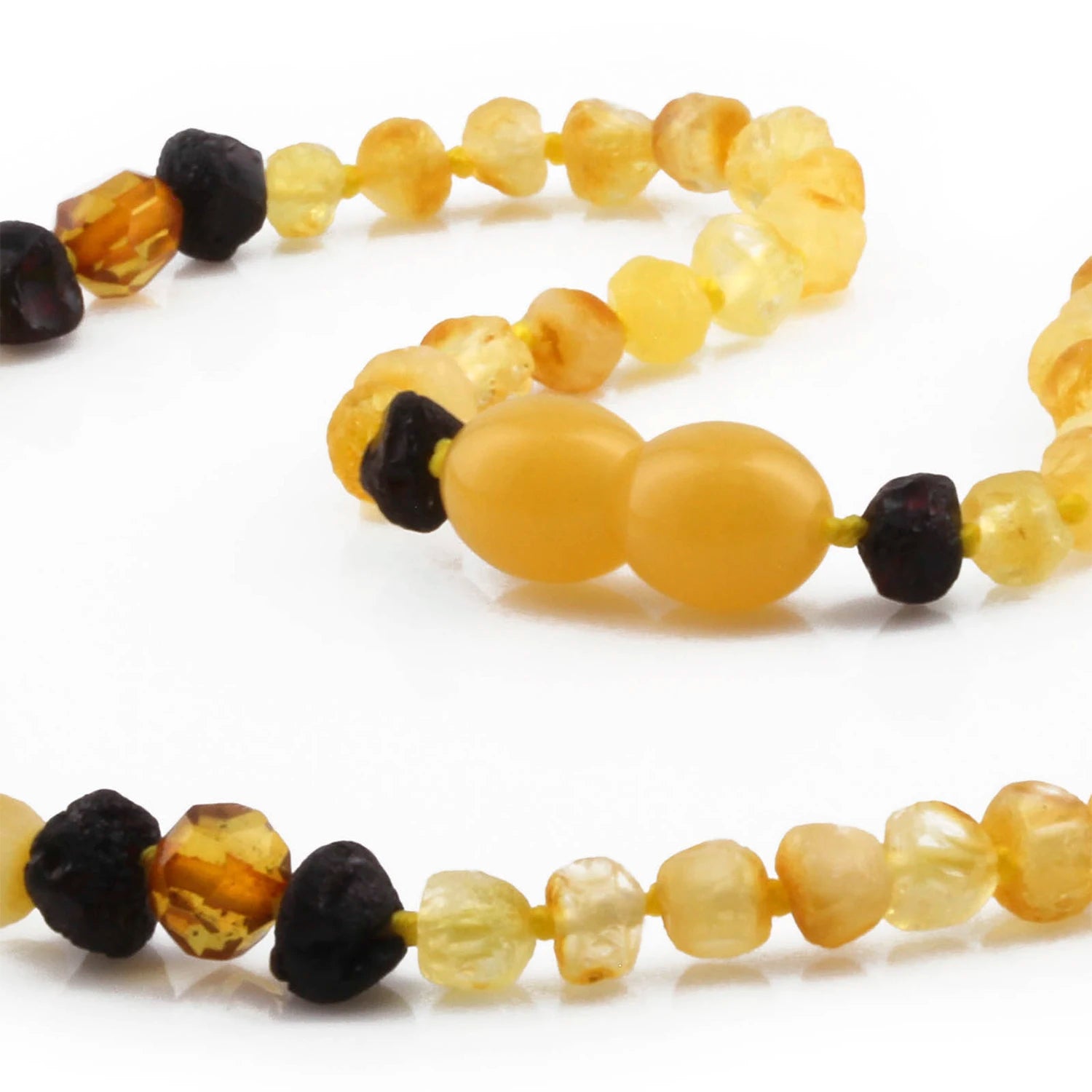 BALTIC AMBER TEETHING NECKLACE. LIMITED EDITION. XLE1