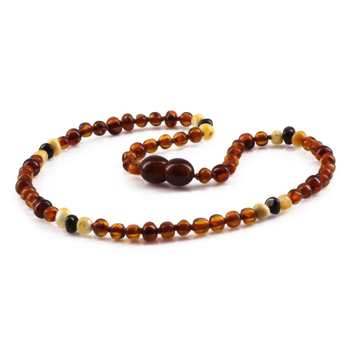 BALTIC AMBER TEETHING NECKLACE. LIMITED EDITION. XLE3