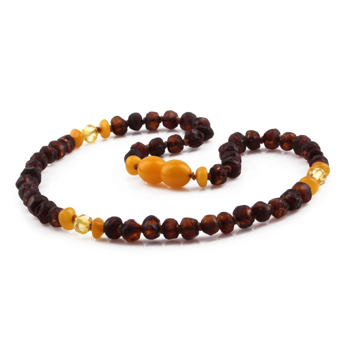 BALTIC AMBER TEETHING NECKLACE. LIMITED EDITION. XLE7