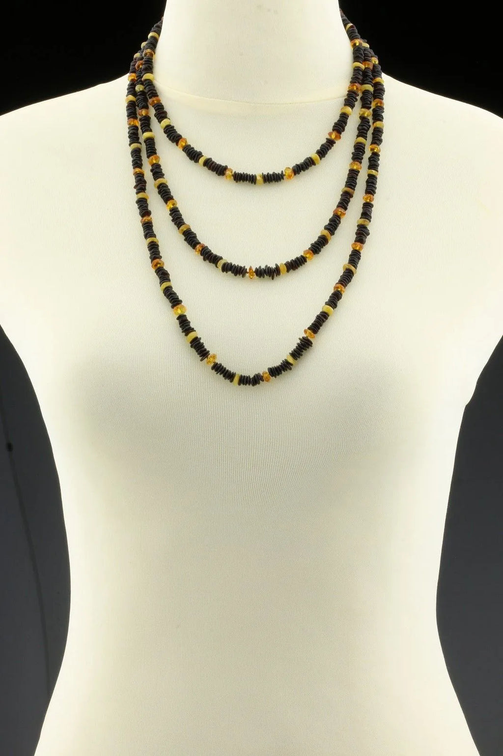 170cm Long Genuine Baltic Amber Necklace for Adult. AGS047