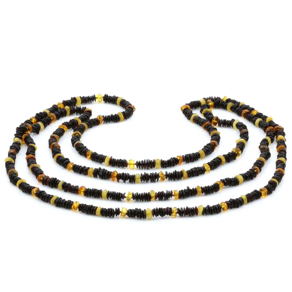 170cm Long Genuine Baltic Amber Necklace for Adult. AGS047