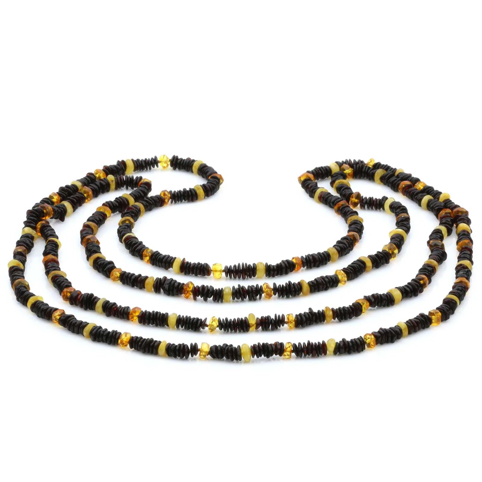 170cm Long Genuine Baltic Amber Necklace for Adult. AGS047
