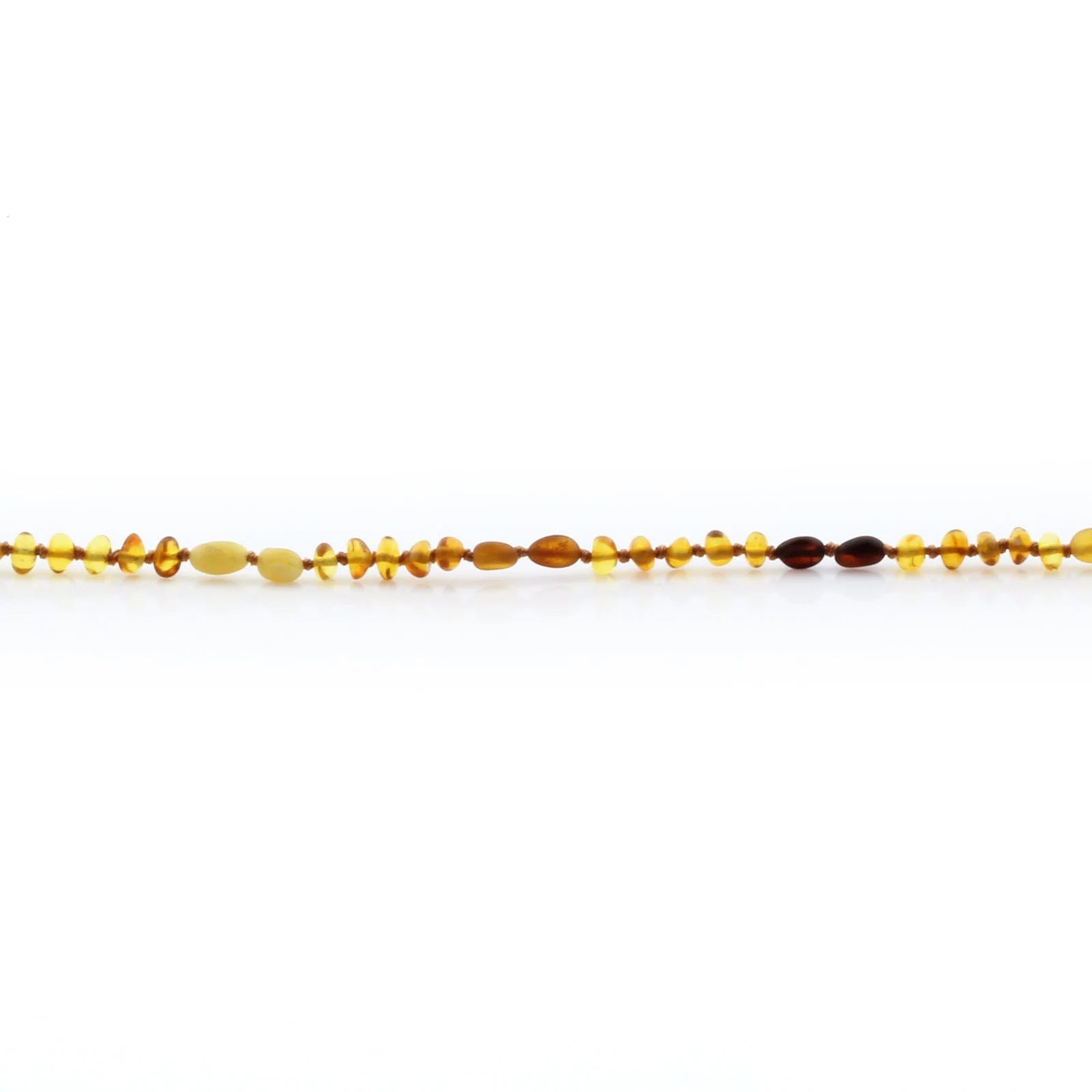 Natural Baltic Amber Teething Necklace. Baroque LE82