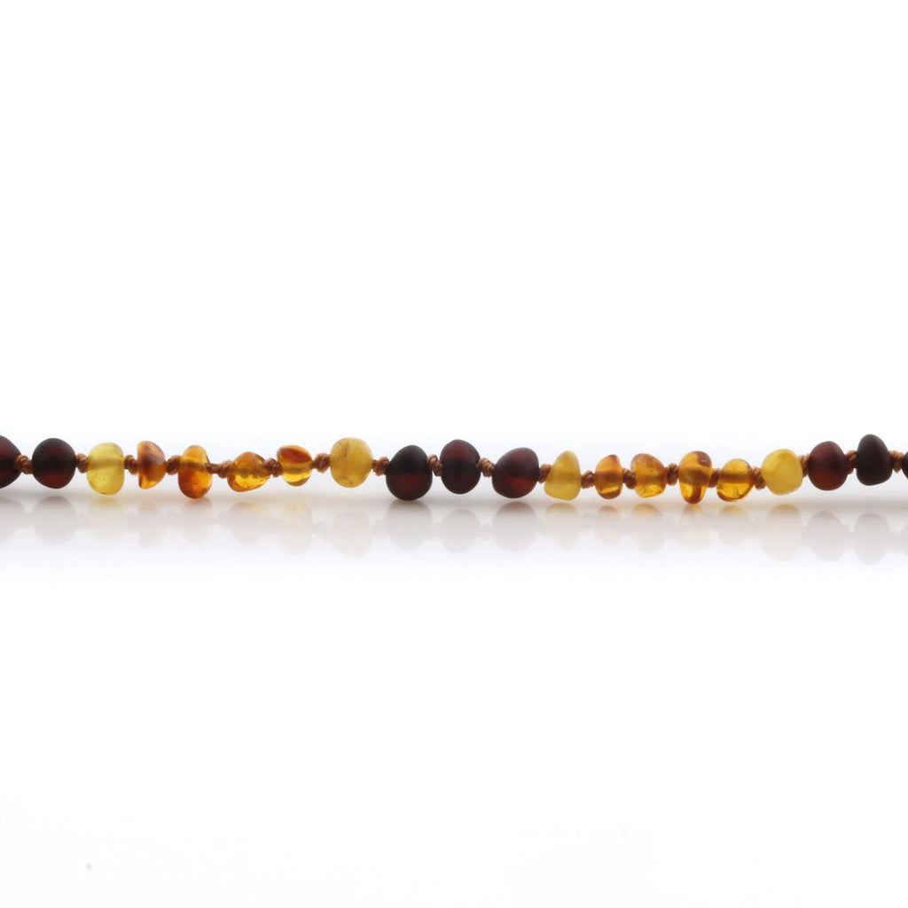 Natural Baltic Amber Teething Necklace. Baroque LE106