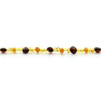 Adult Baltic Amber & 925 Sterling Silver Necklace. LE05