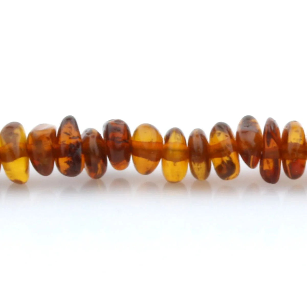 Adult Baltic Amber & 925 Sterling Silver Necklace 45cm. OCT85