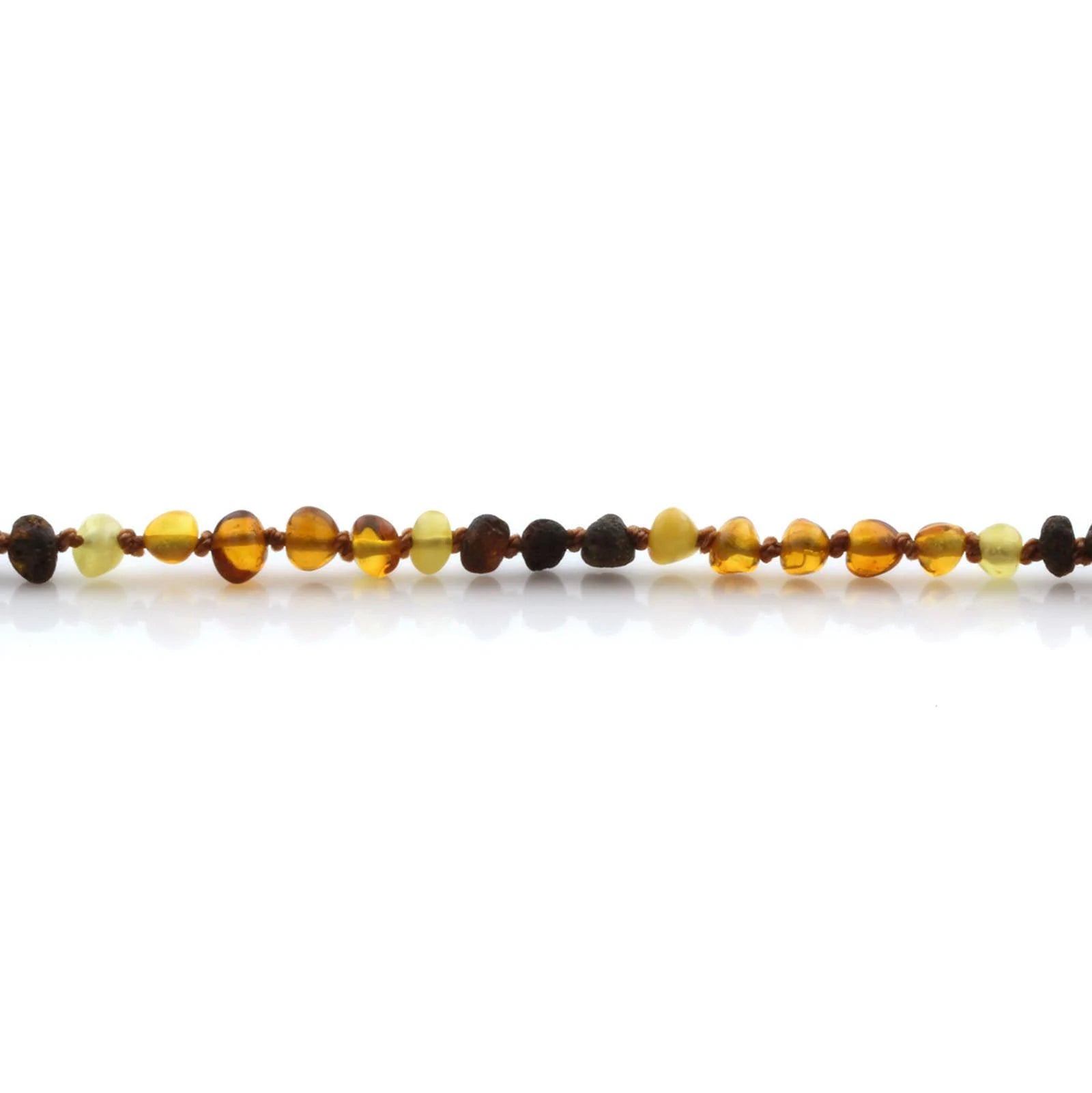 Natural Baltic Amber Teething Necklace. Baroque LE73