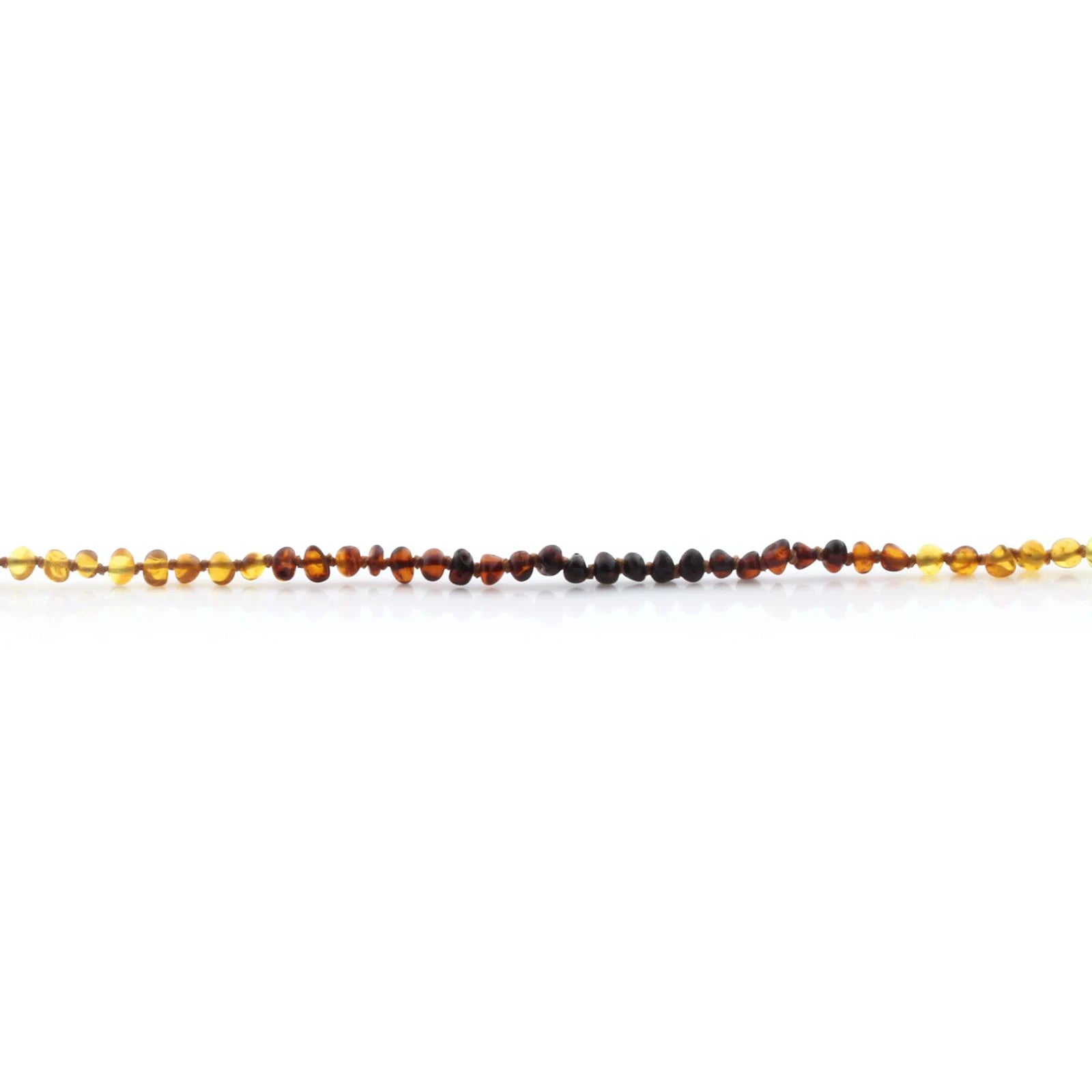 Natural Baltic Amber Teething Necklace. Baroque LE95