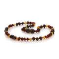 Natural Baltic Amber Teething Necklace. Baroque LE86