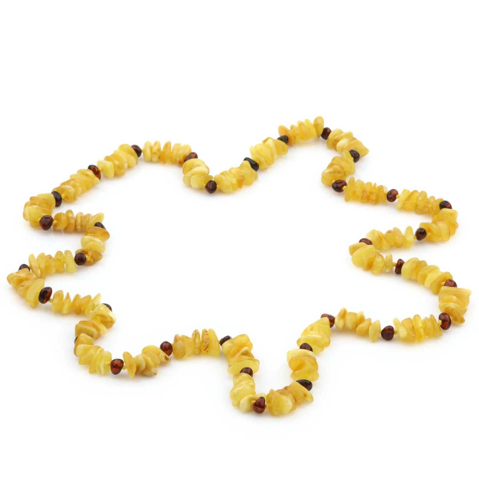 70cm Long Genuine Baltic Amber Necklace for Adult. AGS007E