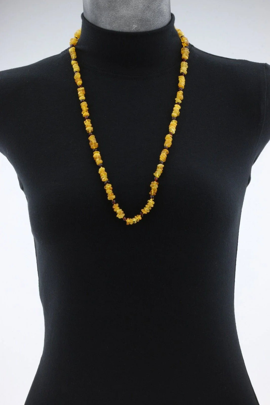 70cm Long Genuine Baltic Amber Necklace for Adult. AGS007C