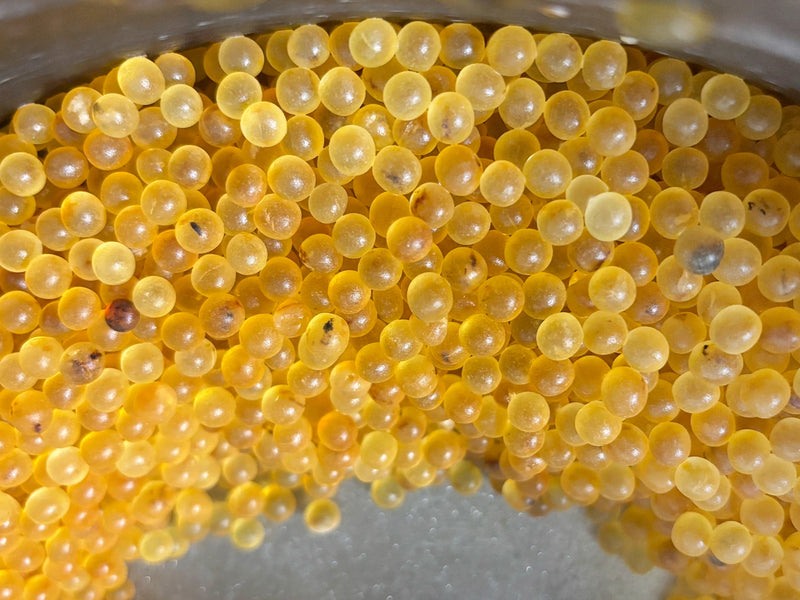 amber buddy production process - shape grinding